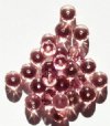 25 5x7mm Faceted Light Amethyst Donut Beads